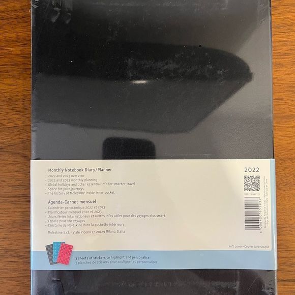 Moleskine 2022/2023 Monthly Notebook Diary/Planner - Picture 2 of 2